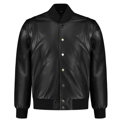 Varsity Street Styler Leather Jacket for Men