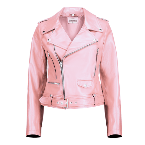 TLH Blush Leather Jacket