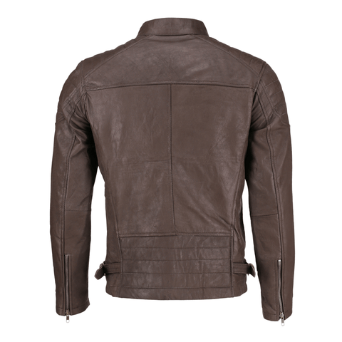 Men's Snuff Brown Leather Jacket