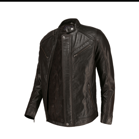Classic Bomber Leather Jacket