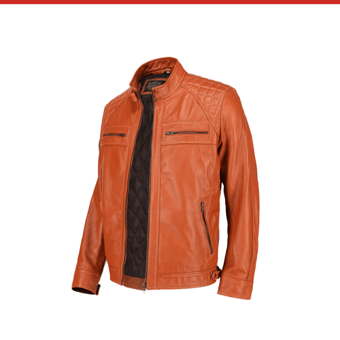 Classic Tanned Leather Jacket