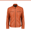 Classic Tanned Leather Jacket