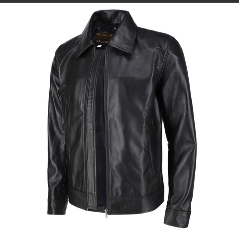 Mystical Black Leather Jacket