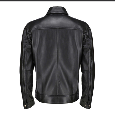 Mystical Black Leather Jacket