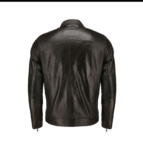 Classic Bomber Leather Jacket