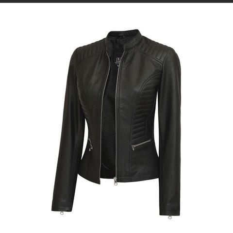 Women’s Racer Leather Jacket