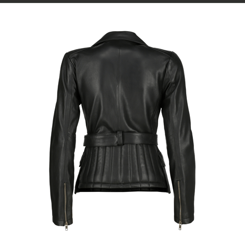 Women’s Asymmetrical Leather Jacket