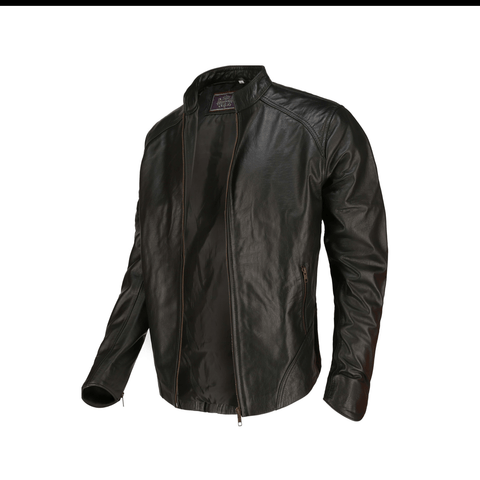 Black Lambskin Leather Jacket